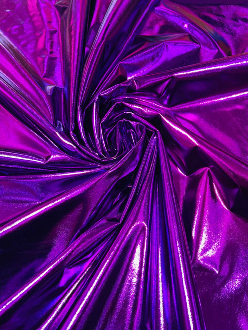 1 Yard Shiny Metallic Foil Lame Spandex Fabric Stretch Activewear Material 58-60 inches width